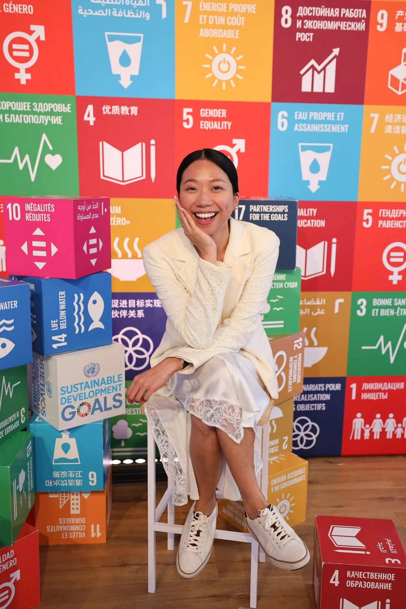 Krisha Sia UN New York SDG Media Zone
