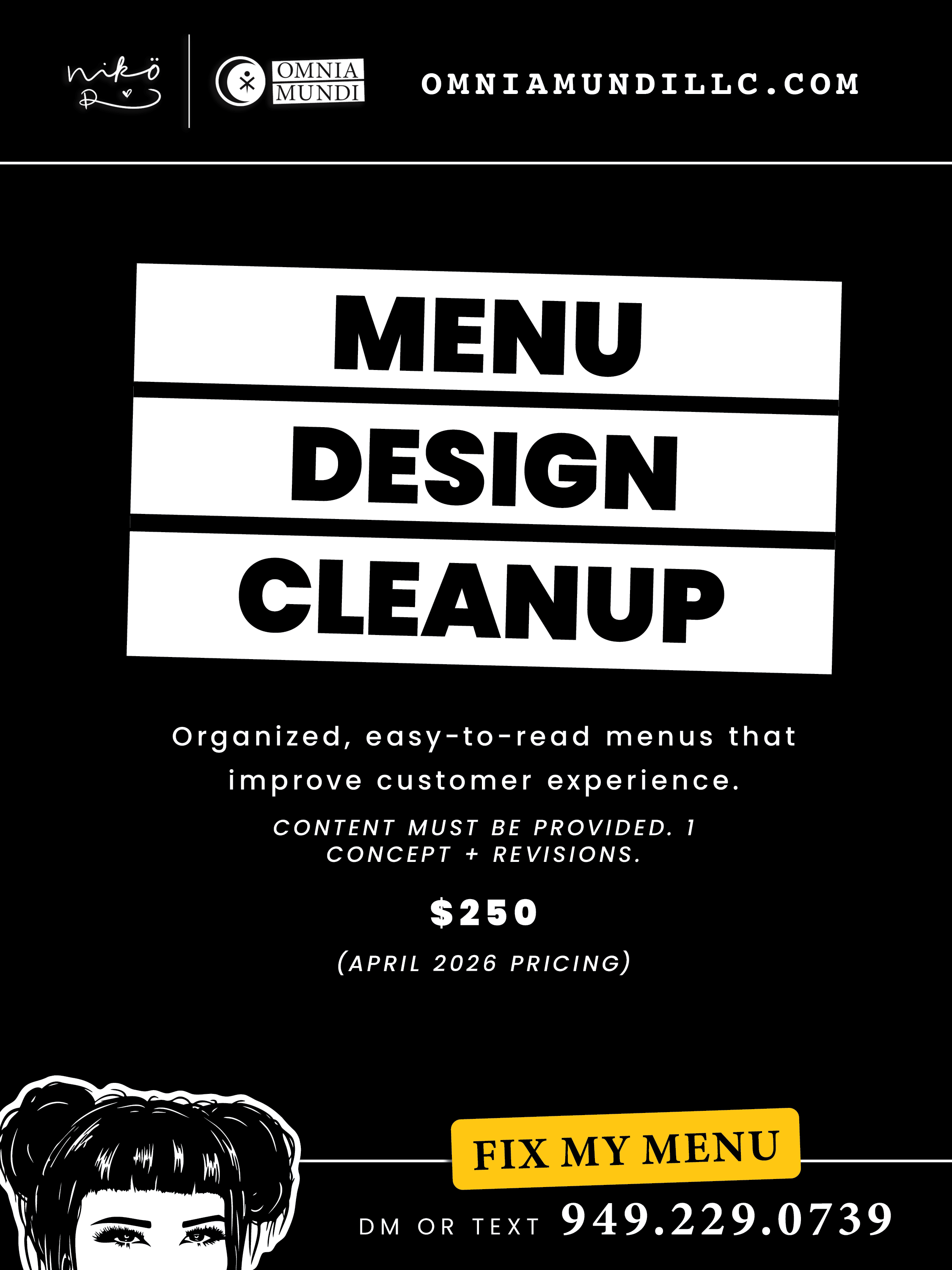 Menu Design Cleanup