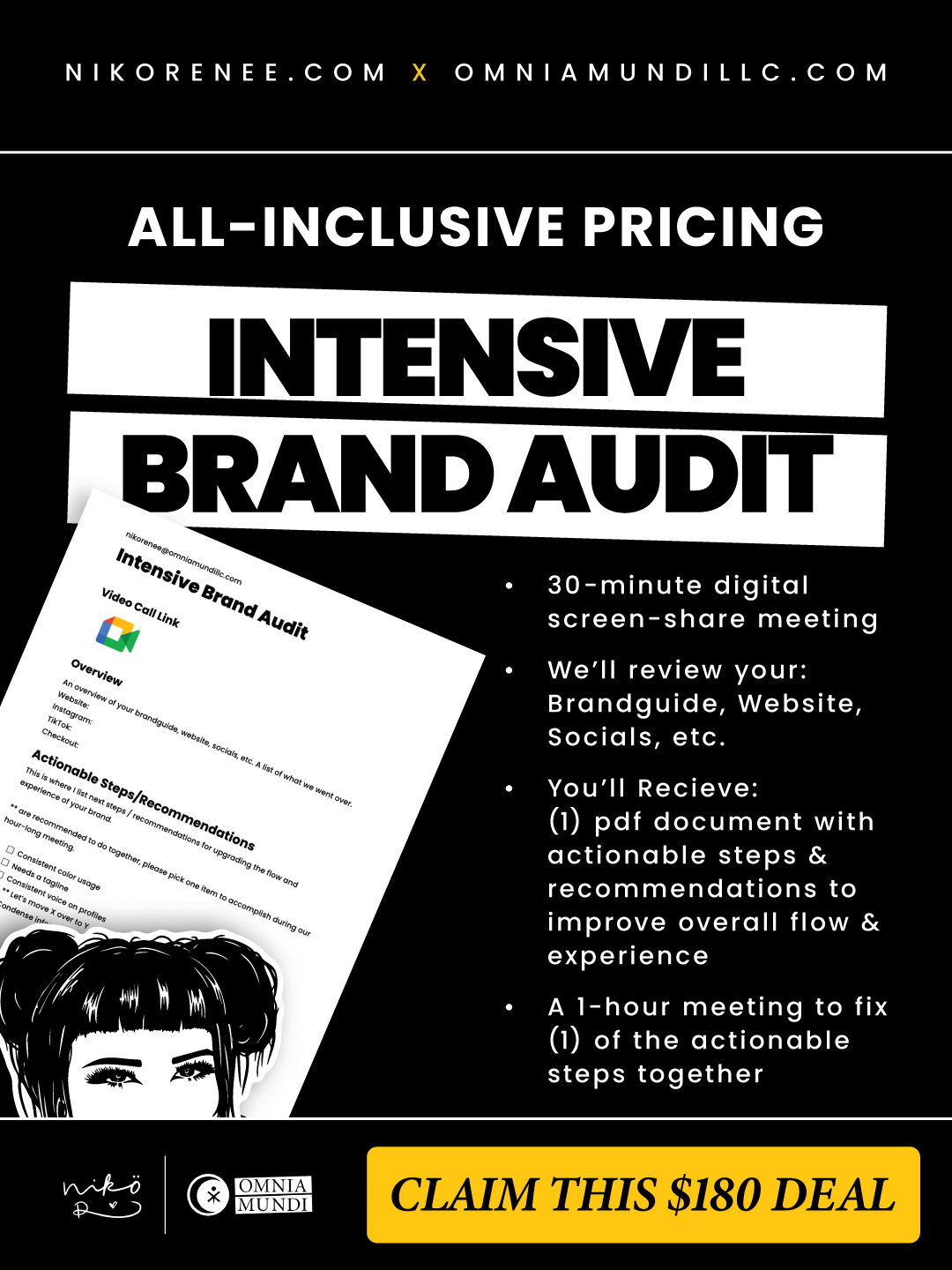 Website Audit + Fix List