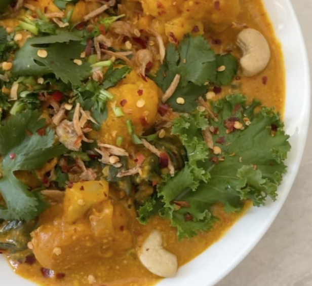 Pumpkin Veggie Curry Recipe