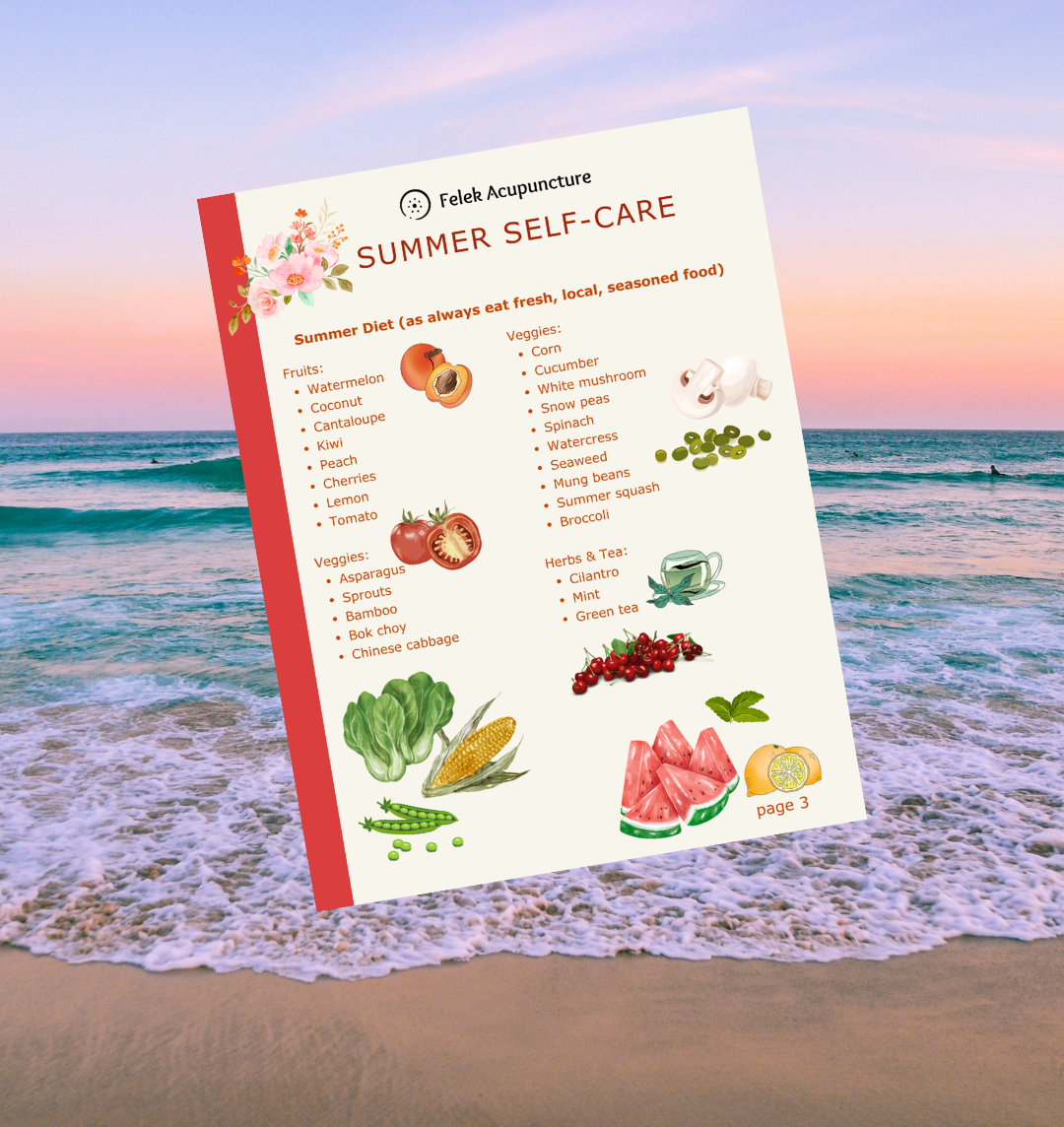 Summer Self-Care Digital Download