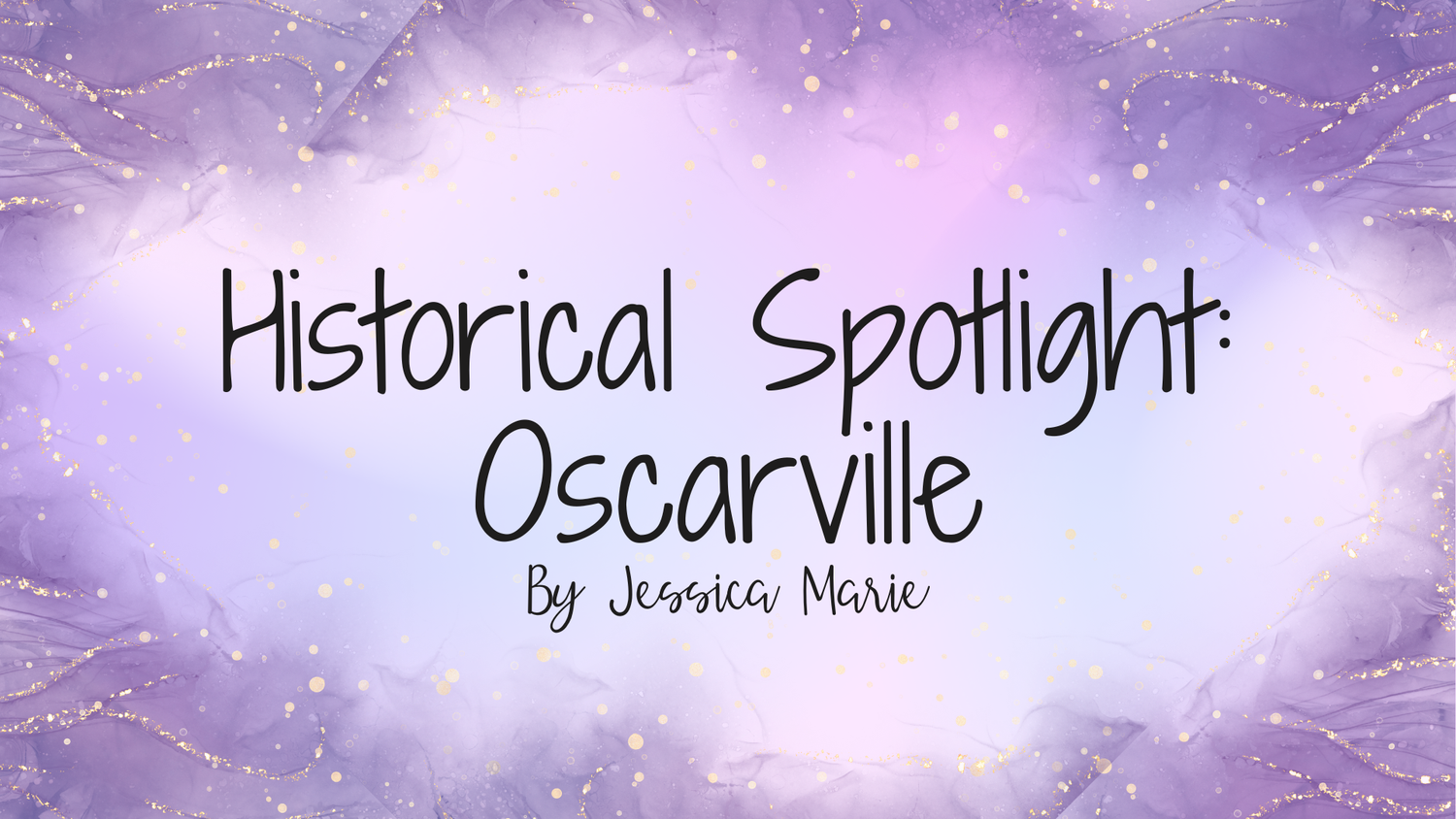 Historical Spotlight: Oscarville episode artwork
