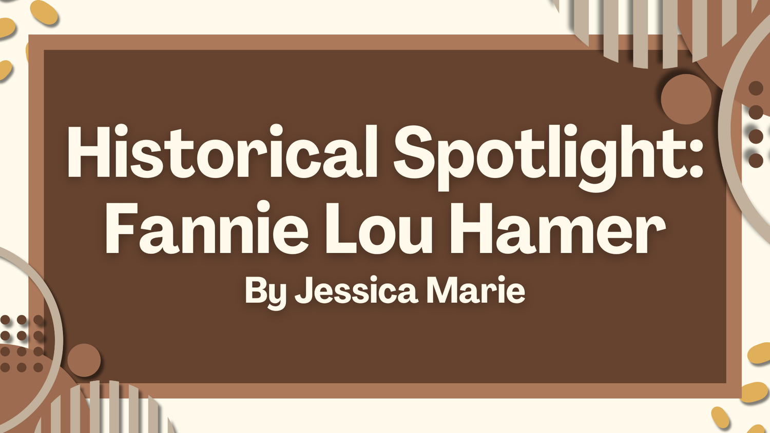 Historical Spotlight: Fannie Lou Hamer episode artwork