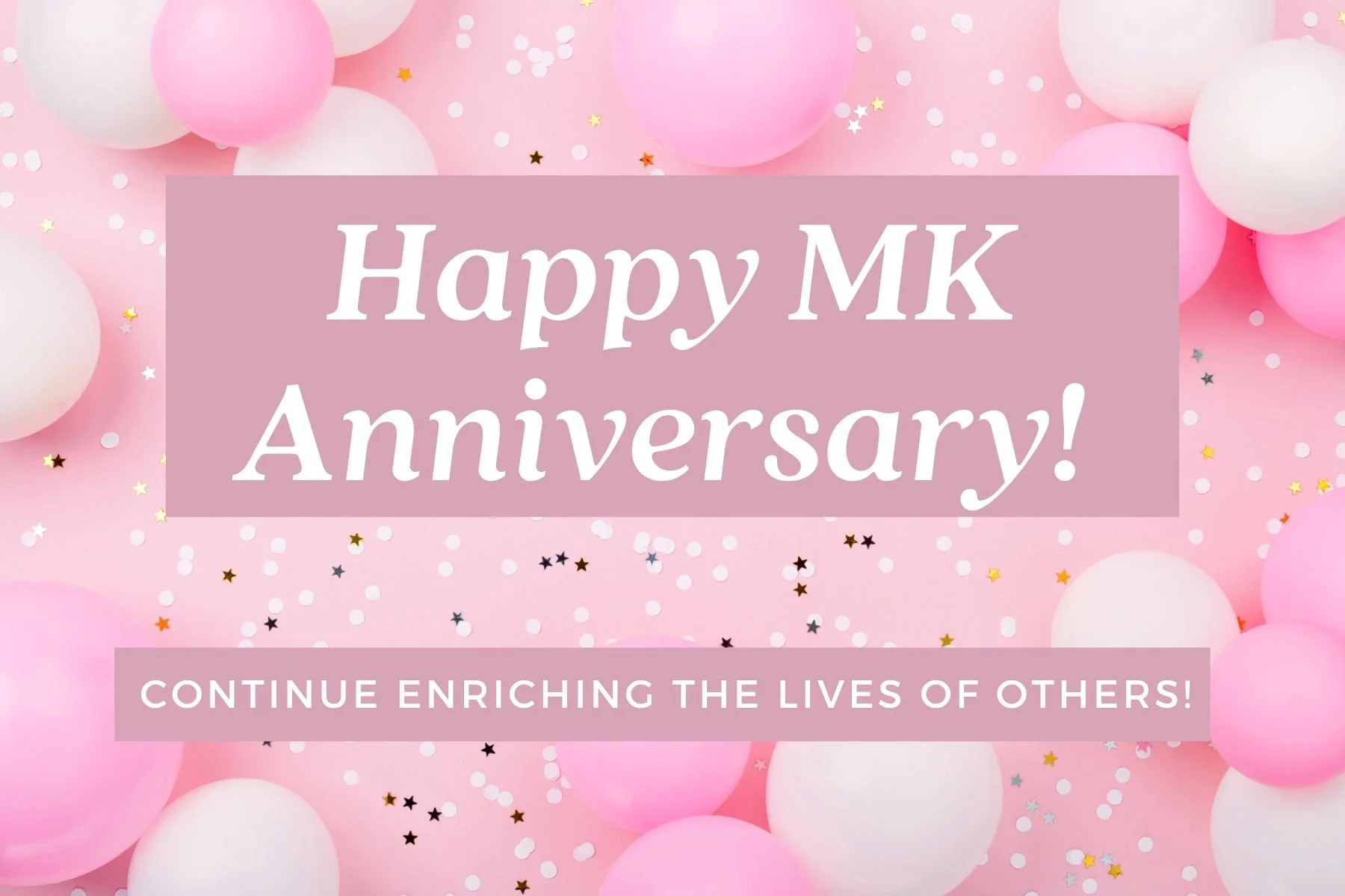 MK Anniversary Postcard