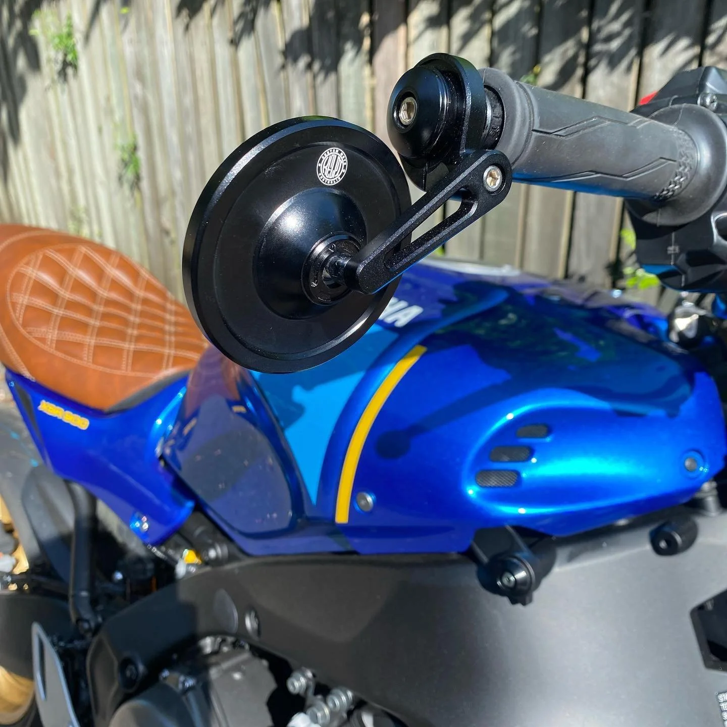 Motorcycle Bar End Mirrors Hindsight — KELPI CUSTOM MOTO