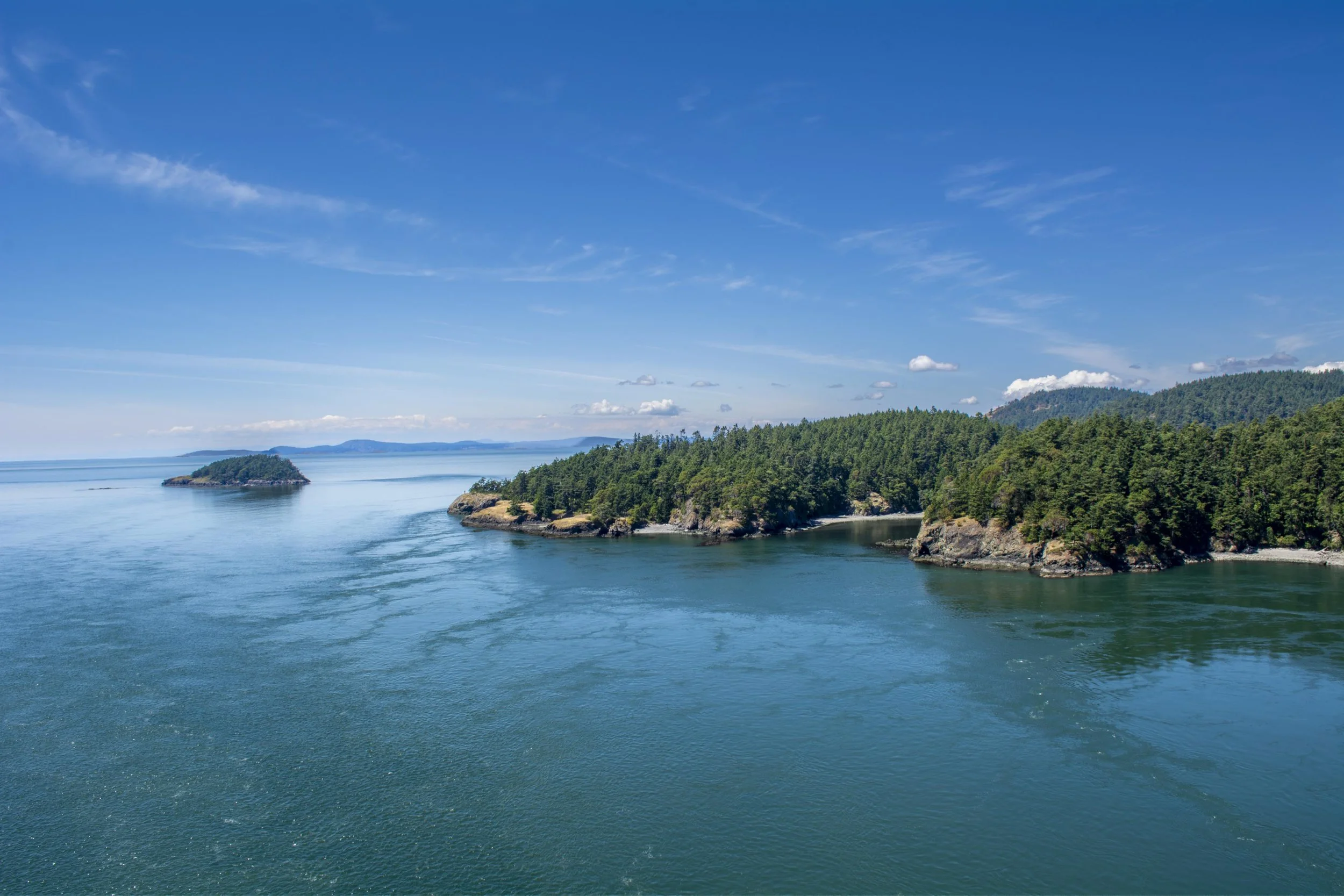 Passing Through the San Juan Islands