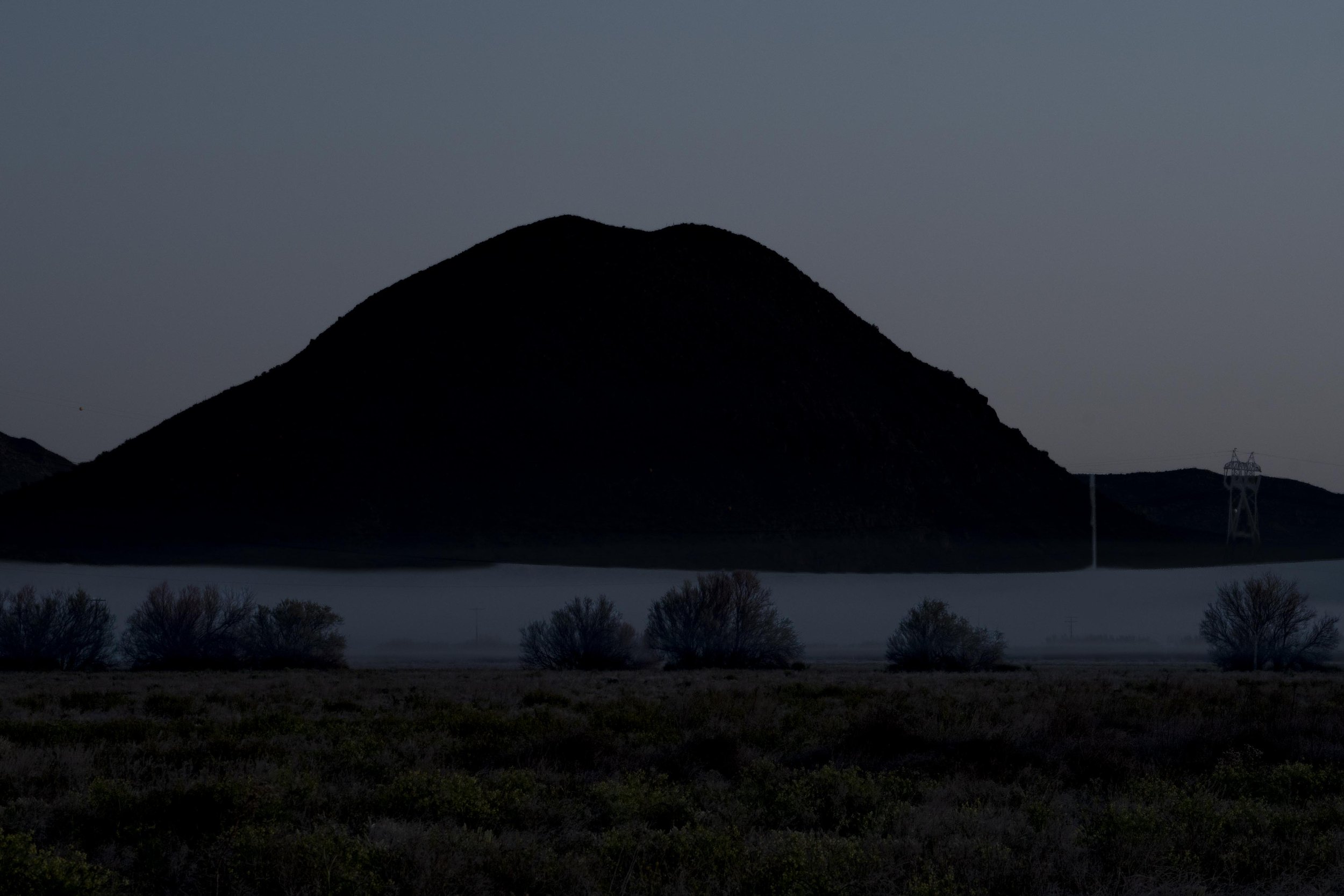 Pre-Dawn Fog Sitting Low
