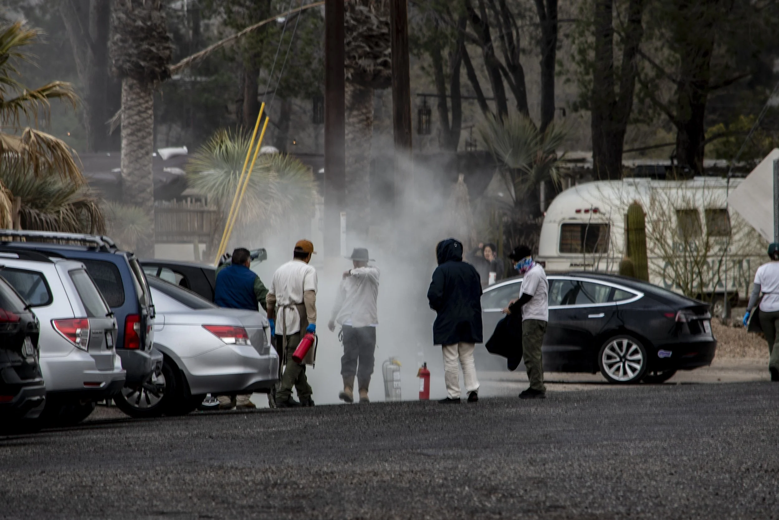 Resort Employee's Car Catches Fire on Arriving to Work