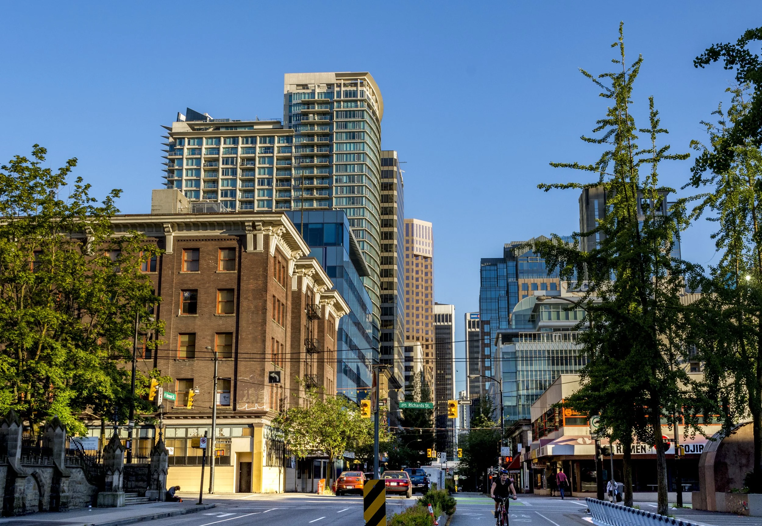 Morning Walk Towards Richards Street