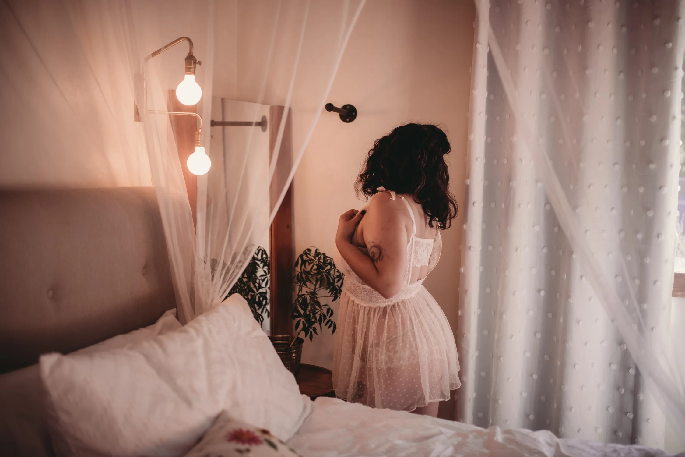 Postpartum Boudoir Session Boise Idaho