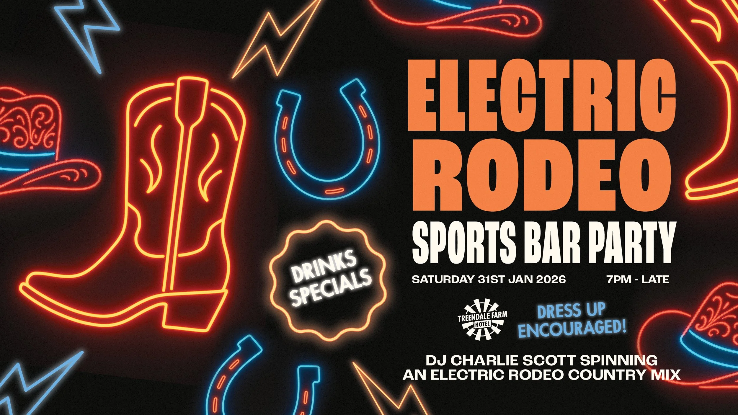 Electric Rodeo Sports Bar Party