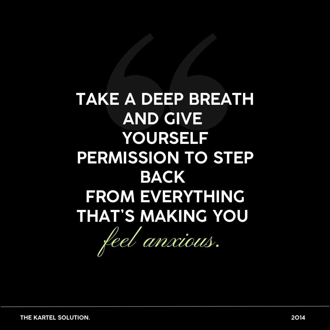 Relax and step back from things that make you anxious. When you do this, you can feel more in control and find peace in your mind. 💫

Have a great week ahead! 

#thekartelsolution #melbournebookkeeper #bookkeepingtips #xero #xerotips #financialfreed