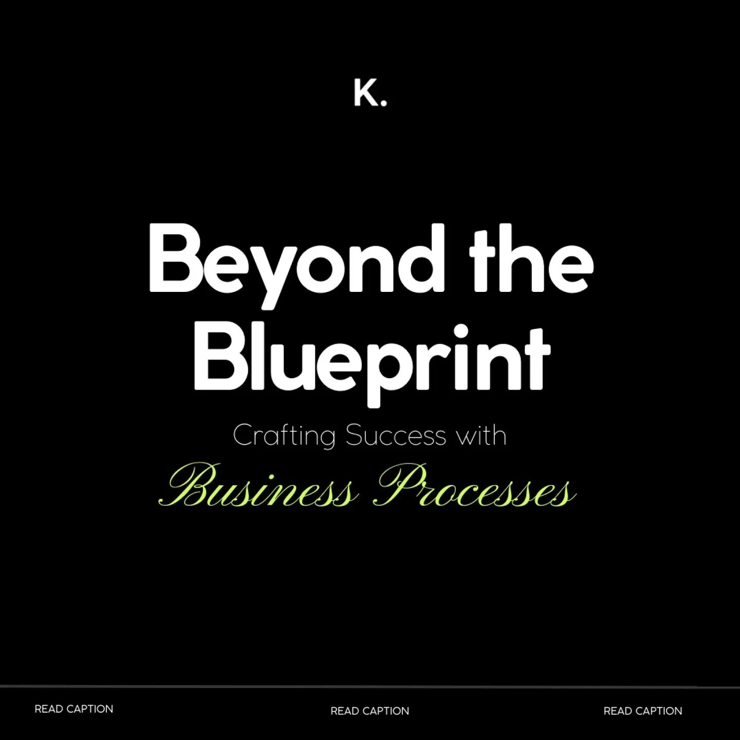 Success isn't just about setting another business goal; it's about crafting the blueprints that turn dreams into reality. Business systems &amp; processes are the architects of this success, defining the steps that lead to achievement. It's time to a
