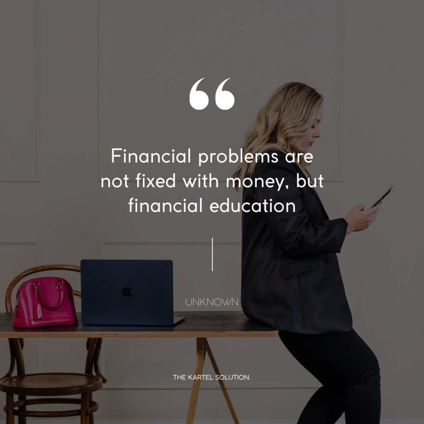 Let's talk about the real currency of financial freedom: knowledge. 

While it's tempting to believe that more money solves all problems, true financial empowerment often comes from understanding. Education is the key that unlocks the doors to smart 