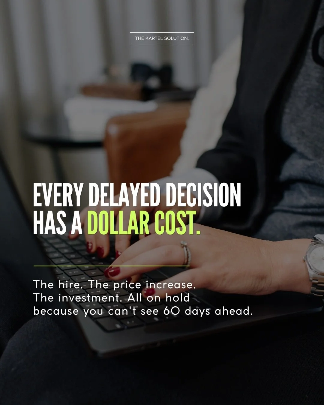 You didn&rsquo;t start your business to feel paralysed every time a decision lands on your desk.

But here you are. A hire you know you need, sitting in your head for months. A price increase you keep putting off. An investment that could change ever