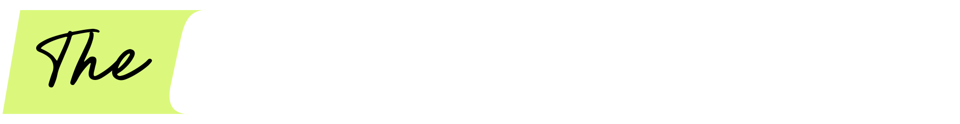 Text graphic reading 'The Coaching' with a lime green background for the words 'The' and black background for the words 'COACHING' in large, bold white letters.