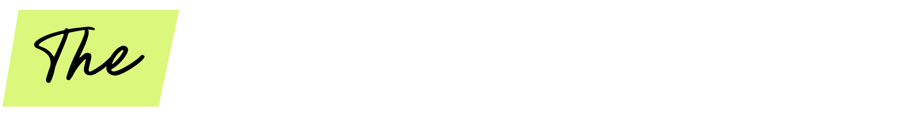 Logo with the words "The Foundation" in stylized font, with a lime green background behind "The" and bold black and white text for the rest.