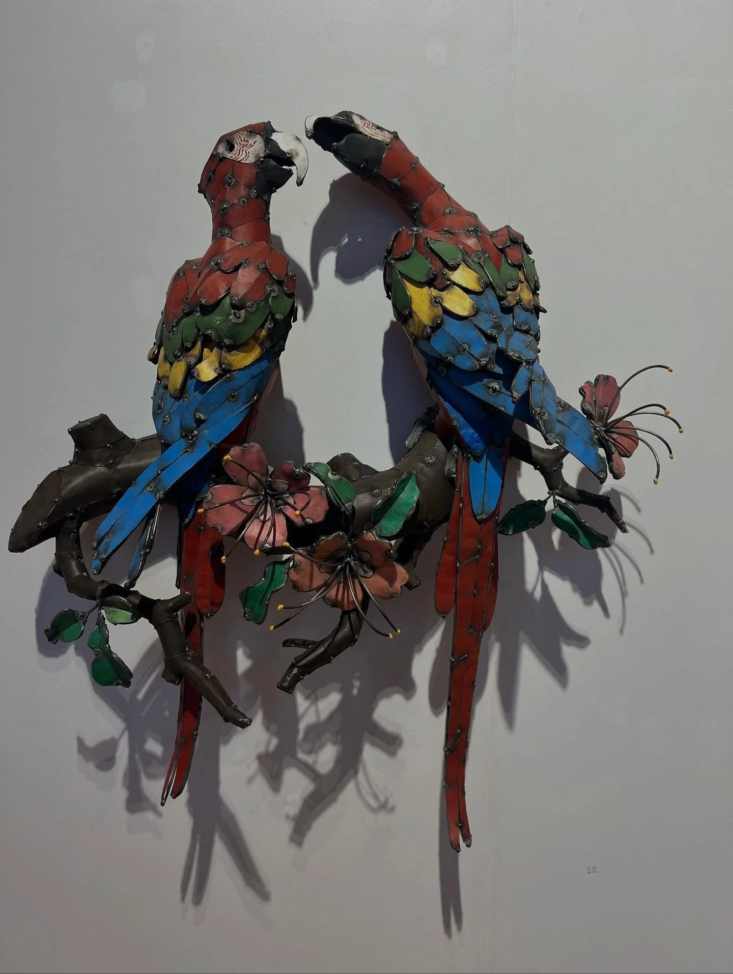 Gave my kid my phone at the opening tonight &amp; said take some arty photos of the work so I don&rsquo;t look like a dick doing it myself. Thanks pal. Xx