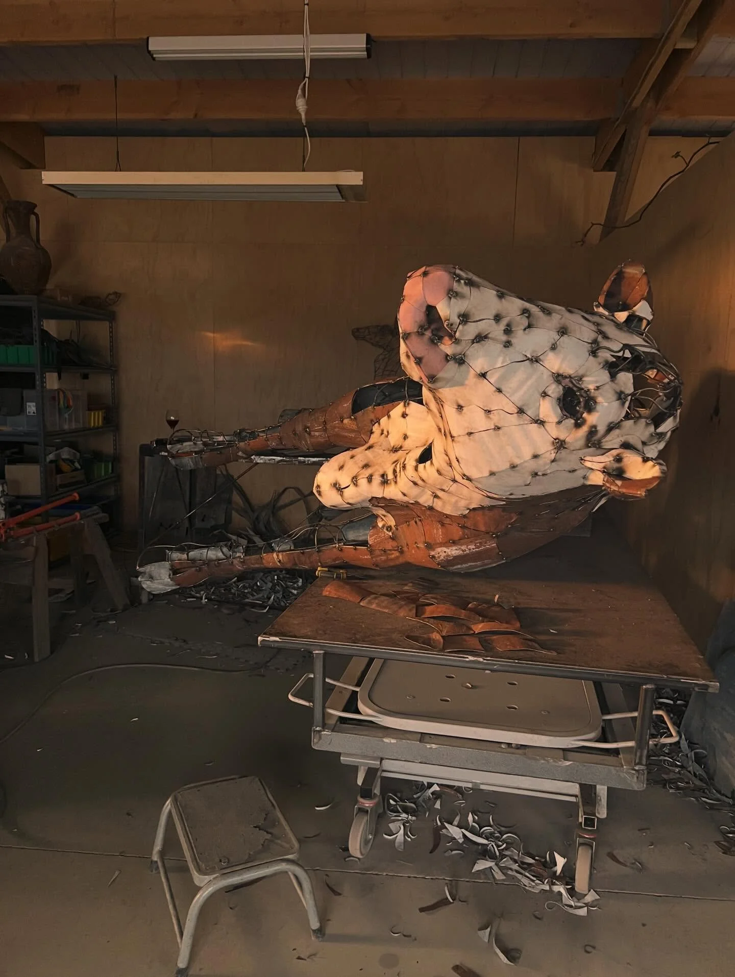 Evening shift on this gal is not a chore but a pleasure. YES I DRINK WINE WHILE I&rsquo;M WELDING AT NIGHT. If you saw.