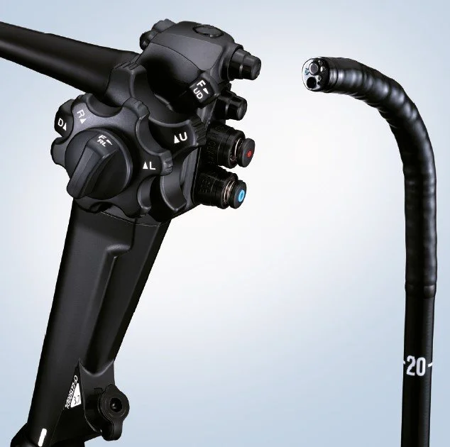 Close-up of endoscope.