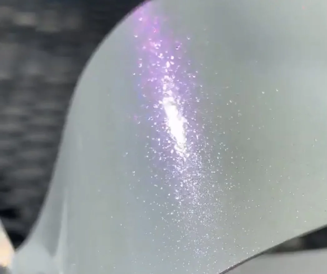 Diamond Crystal White Blue — Paradox Styling