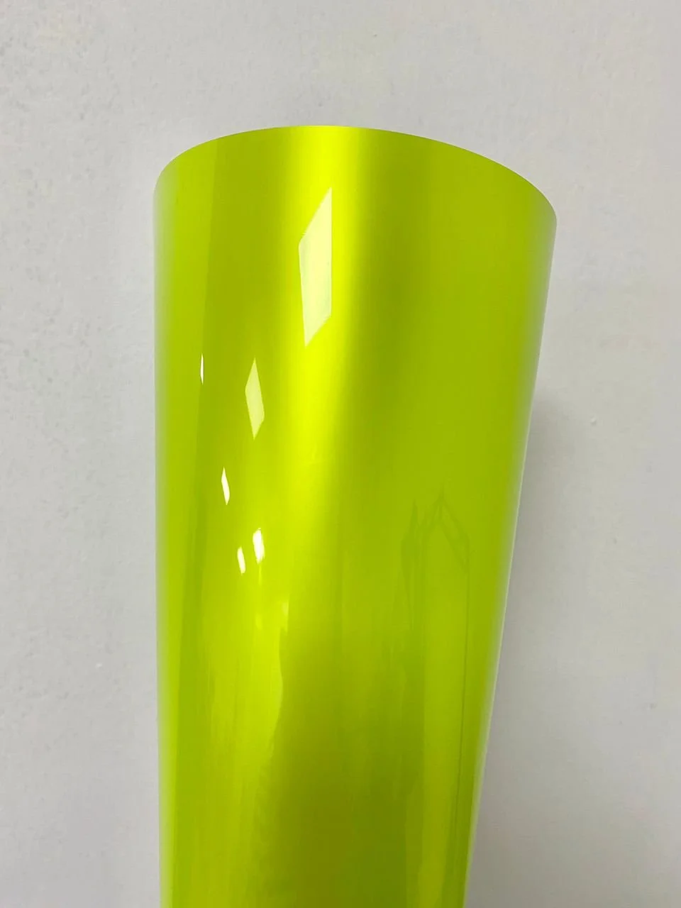 Super Glossy Fluorescent Yellow Green (PET) — Paradox Styling