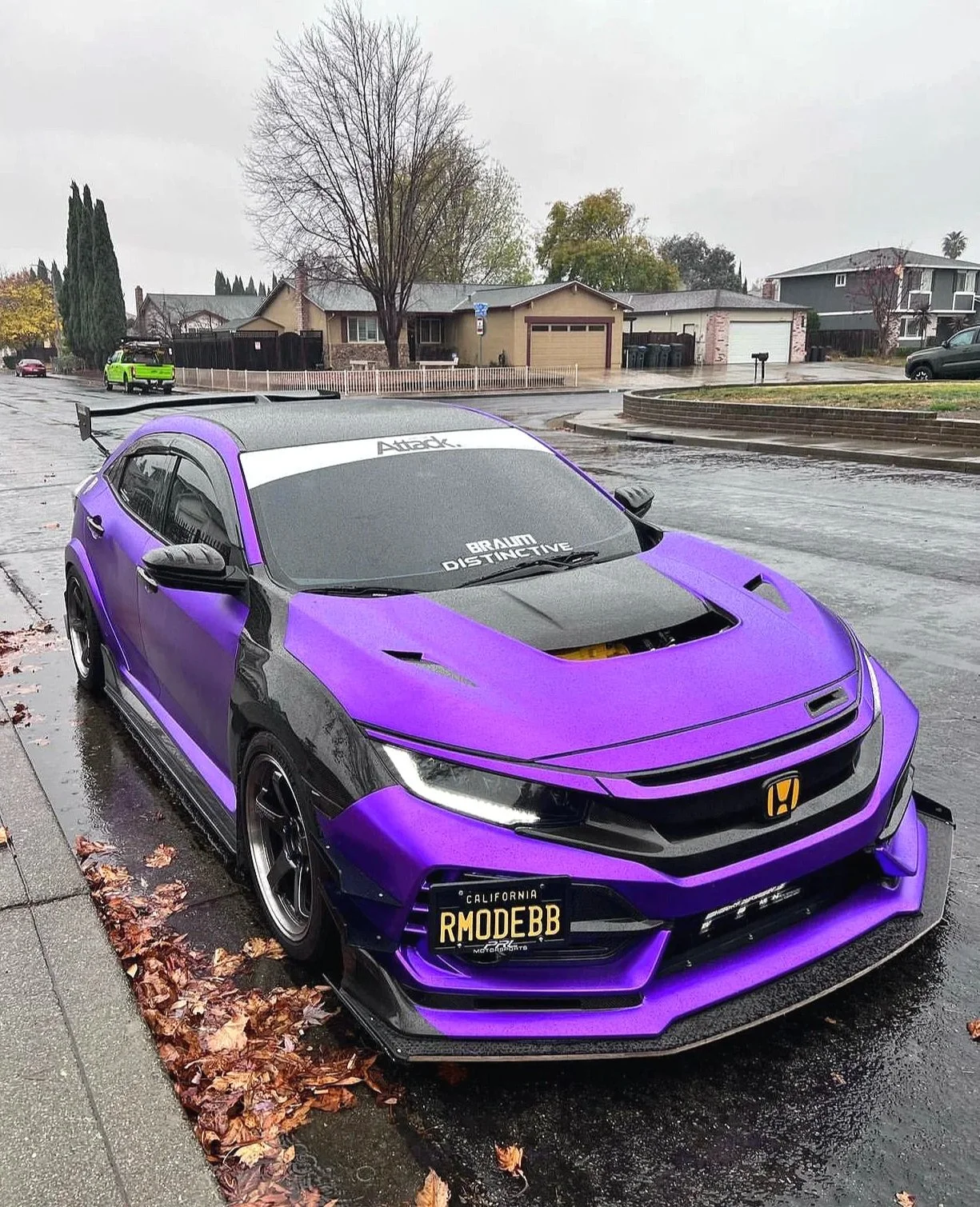 Satin Purple Chrome — Paradox Styling