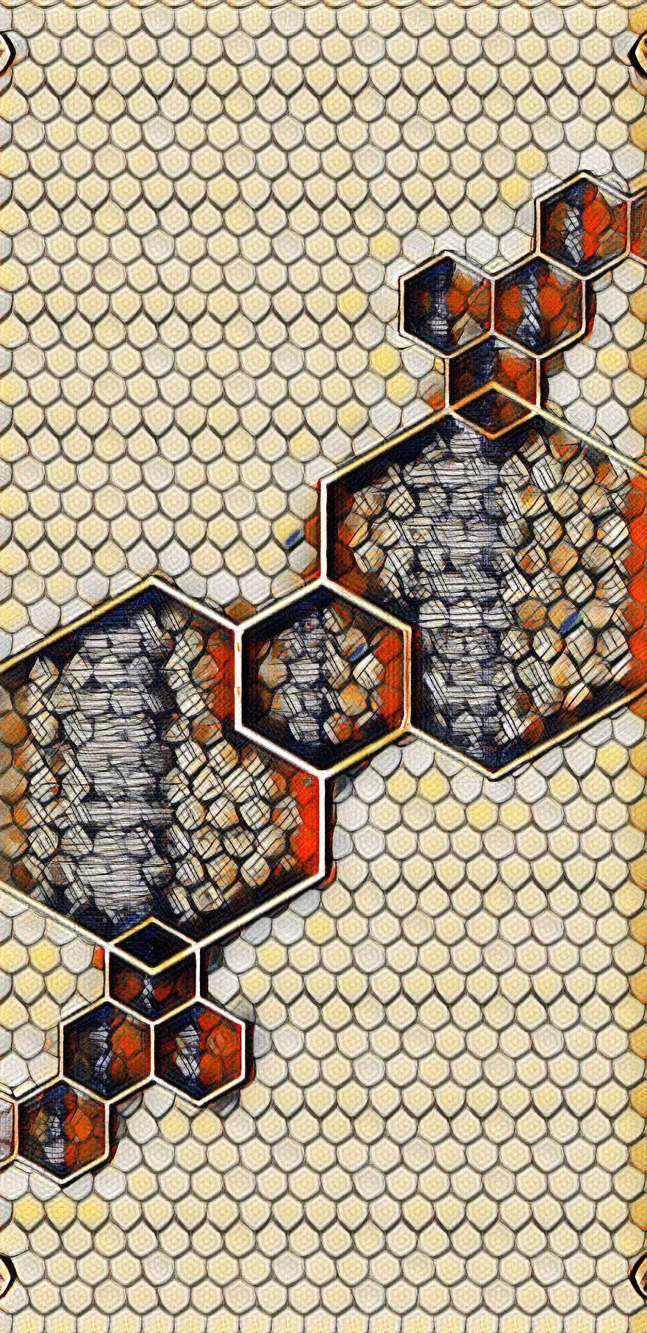 HEX Scale (Geometric Art Series) — Imaginesium