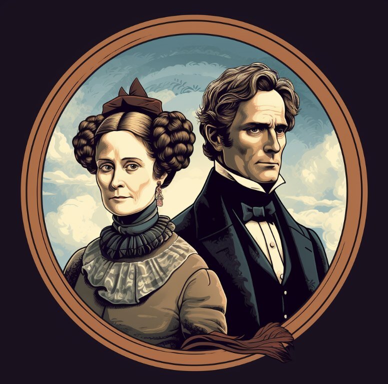 This week we couldn't help but ask #Midjourney to give us portraits of Mary and Percy Shelley - it once again, did not disappoint! 

#maryshelley #AIart #percyshelley #gothic #frankenstein #historypodcast 

https://doomed-to-fail.simplecast.com/episo