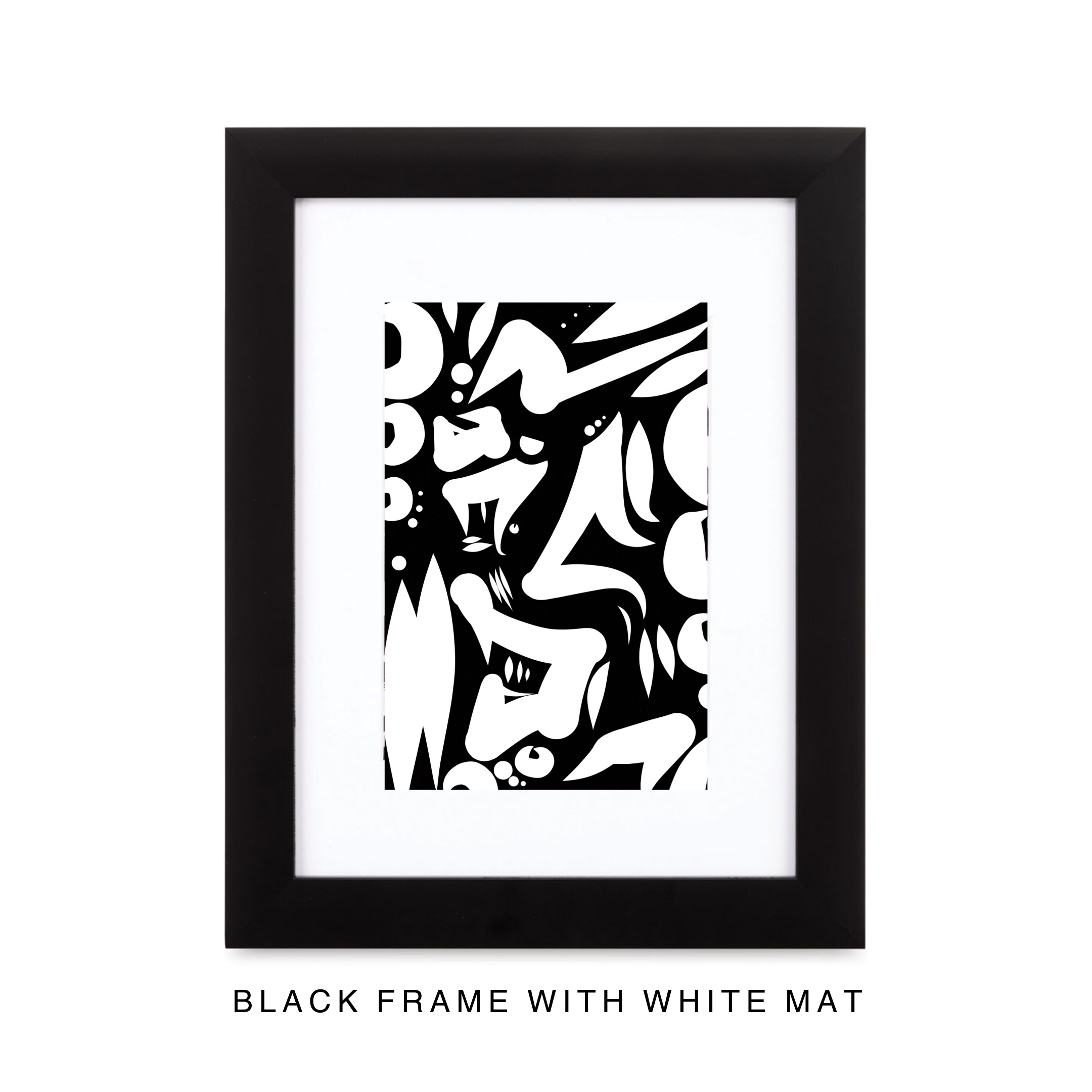 framed-bold-graphic-black-and-white-artwork-by-nj-artist-anu-oro