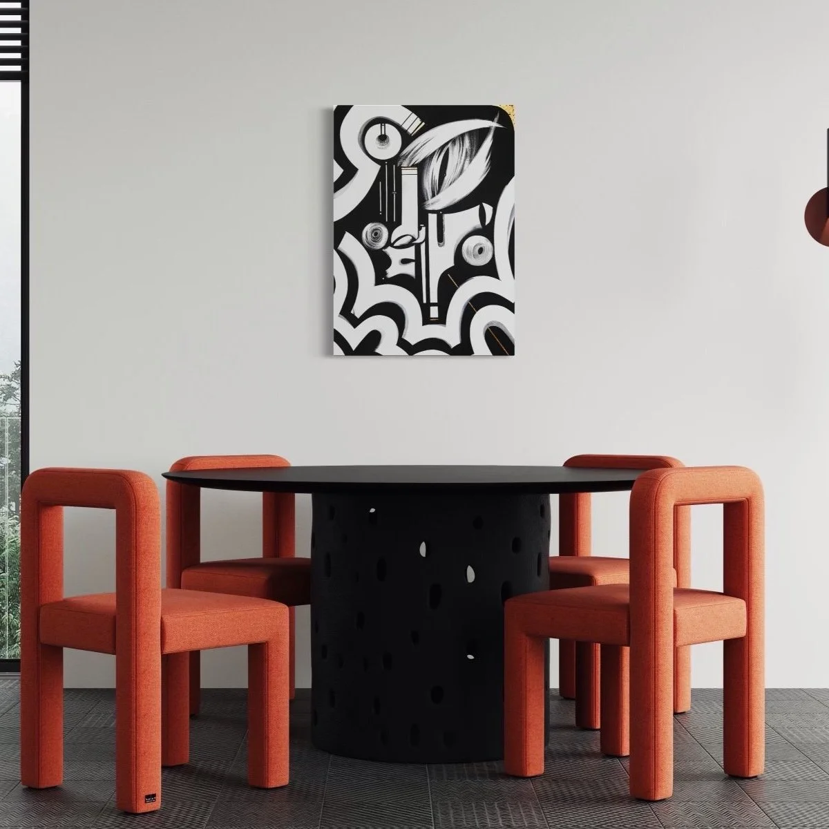 foresight painting contemporary art by nj based painter Anu Oro