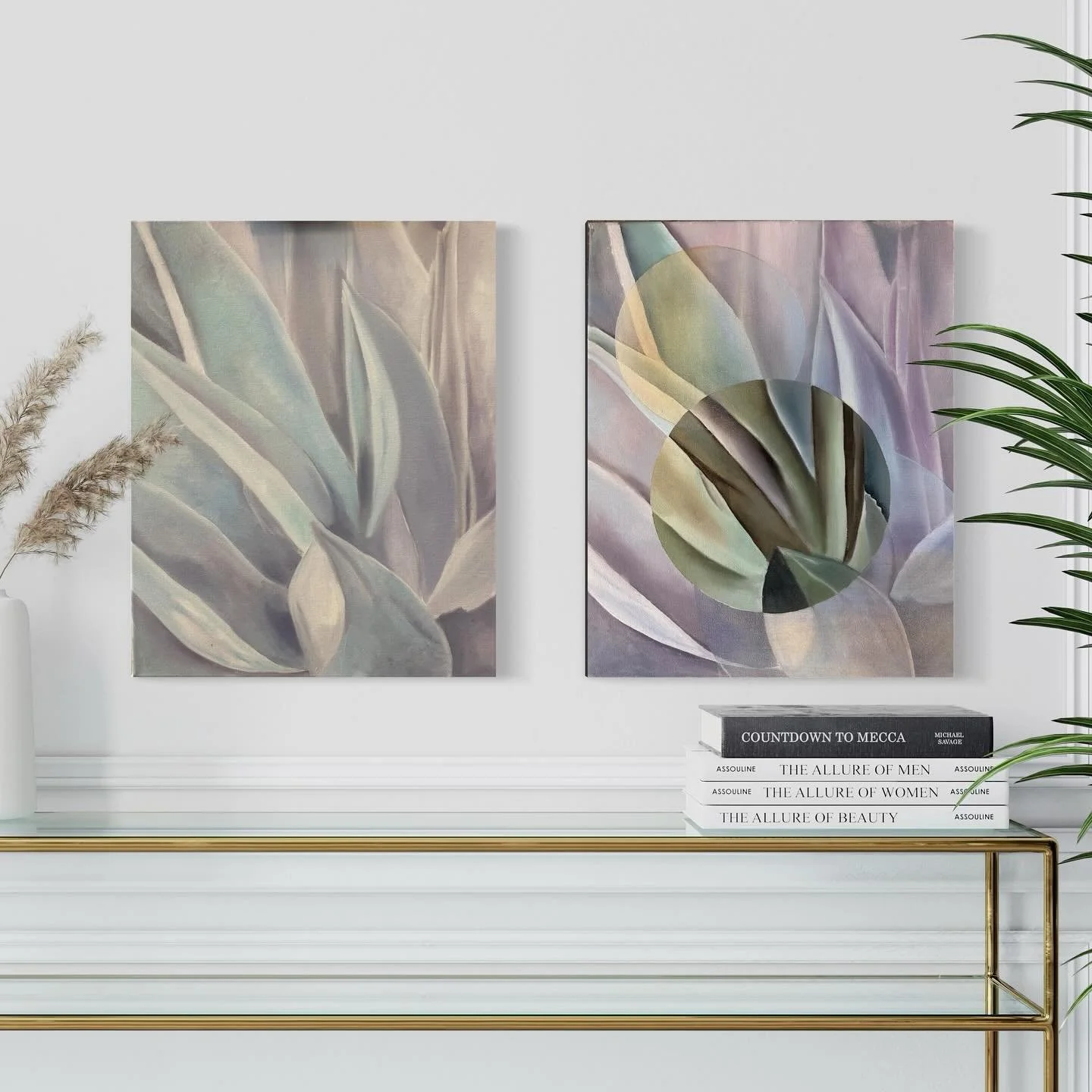 Title: Soft Intersection, 40 x 50, oil on canvas. En Folded Silence, 40 x 50, oil on canvas #art #artwork #artcolector #artlovers #artgalleries