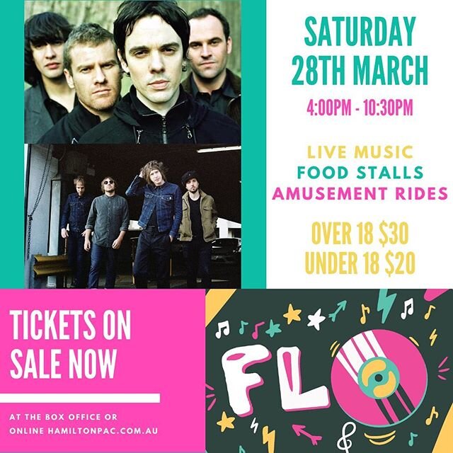 This is going to be fun! Pumped to be headlining FLO with our mates @deltariggsofficial on Saturday 28th March at the Hamilton Showgrounds. Tix available in link on our bio. 👍🤘🏽🎸🥁🎤