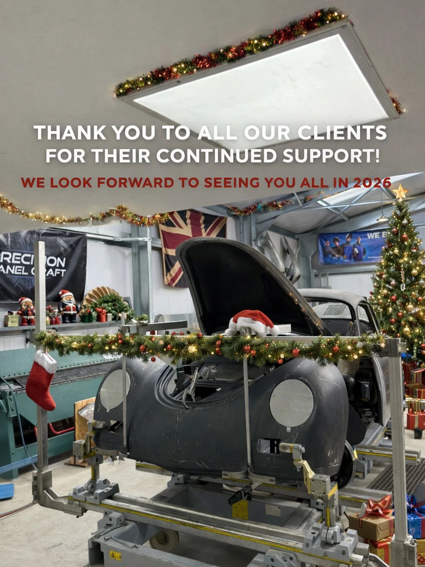 Matt, Aaron and myself would like to wish all of our clients a very merry Christmas and a happy new year. Thank you for your continued support this year and we look forward to seeing you all in 2026. We are back on the 5th of January with a very busy