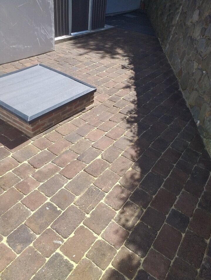Courtyard completed with new underground gas tank