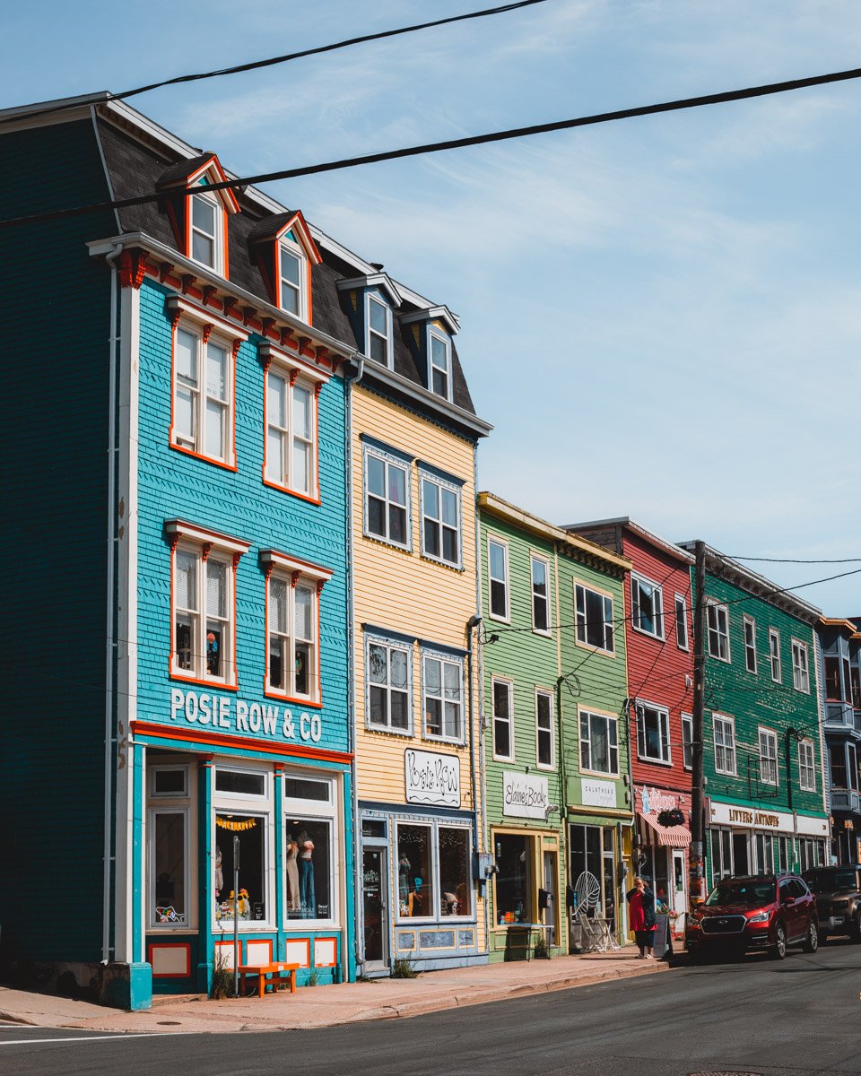 Colorful Duckworth Street, St. John's, Newfoundland Canada-koking