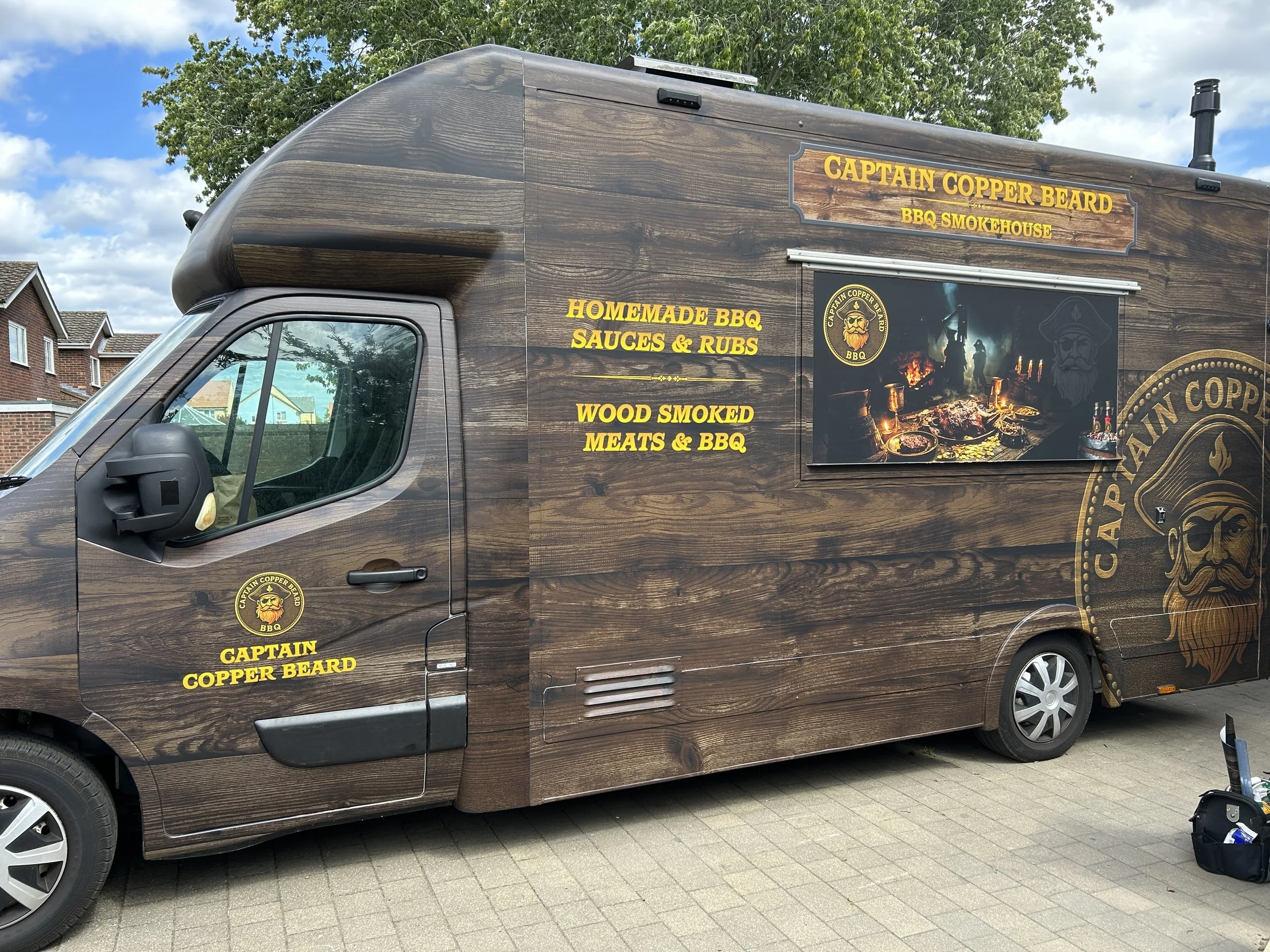 Burger Van Vehicle Wrap