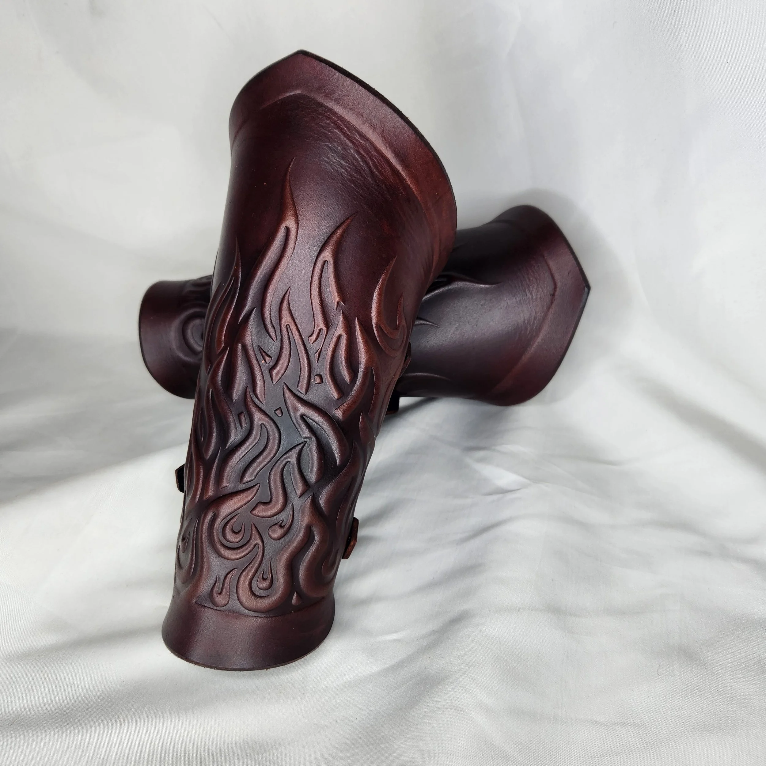 Embossed Tribal Fire Bracers