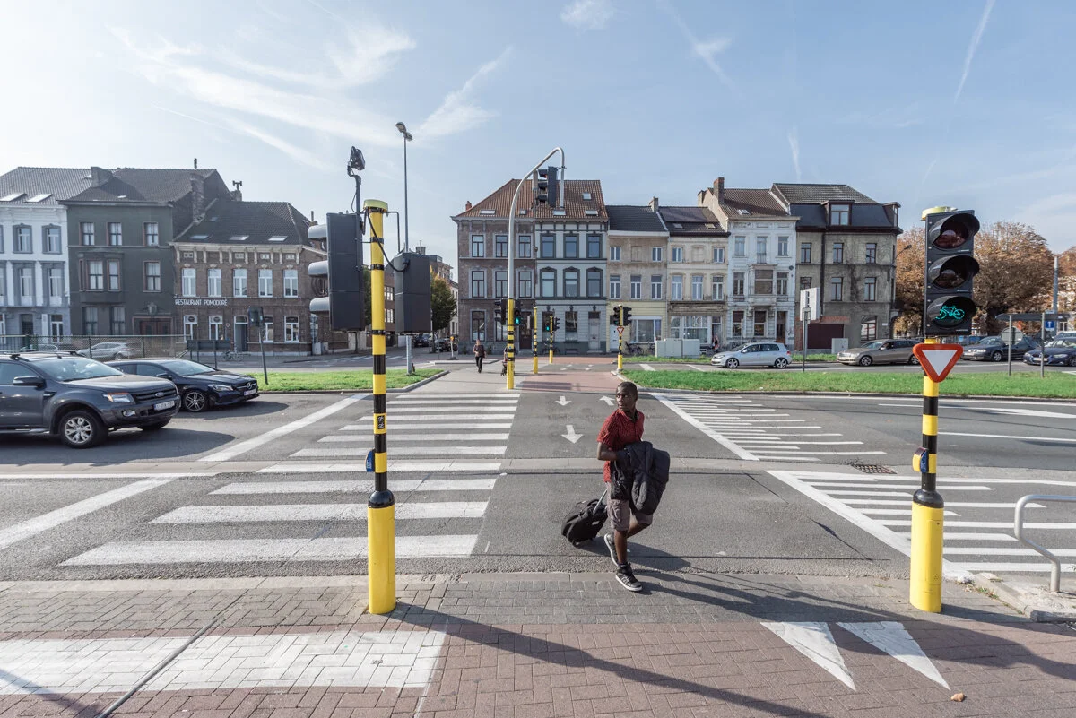 Voor de communicatiecampagne van de Stad Gent werd freelance fotograaf Jeroen Willems gevraagd een fotoreportage te maken voor het Mobiliteitsbedrijf van de Stad Gent in samenwerking met reclamebureau Cayman Creative Thinkers.