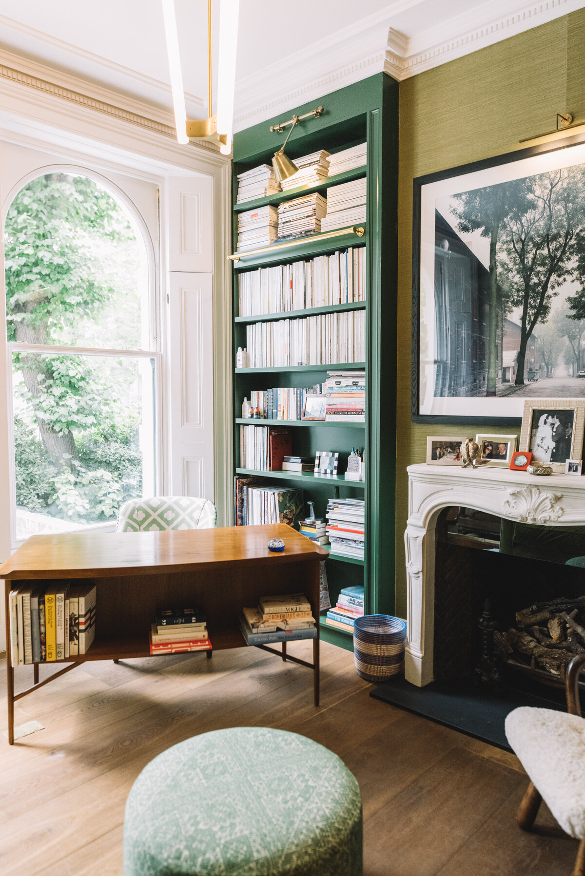 notting hill townhouse study, work from home inspiration