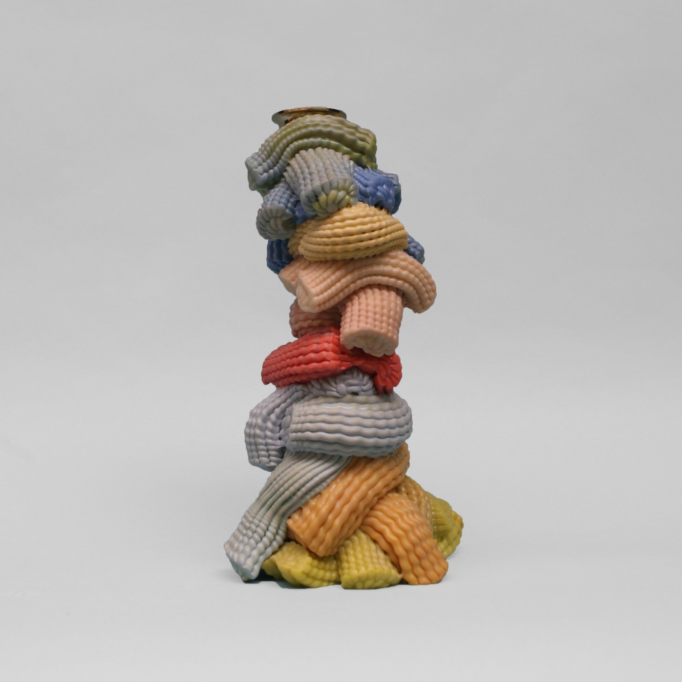 Plastic Baroque Candlestick by James Shaw