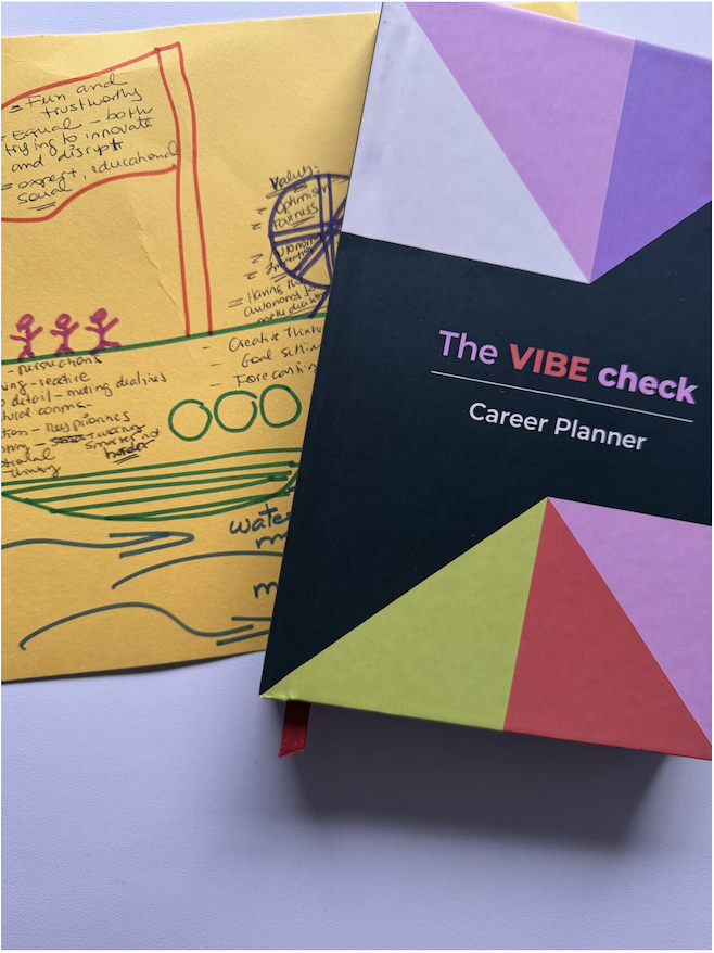 team vibe check career planner and workshop material