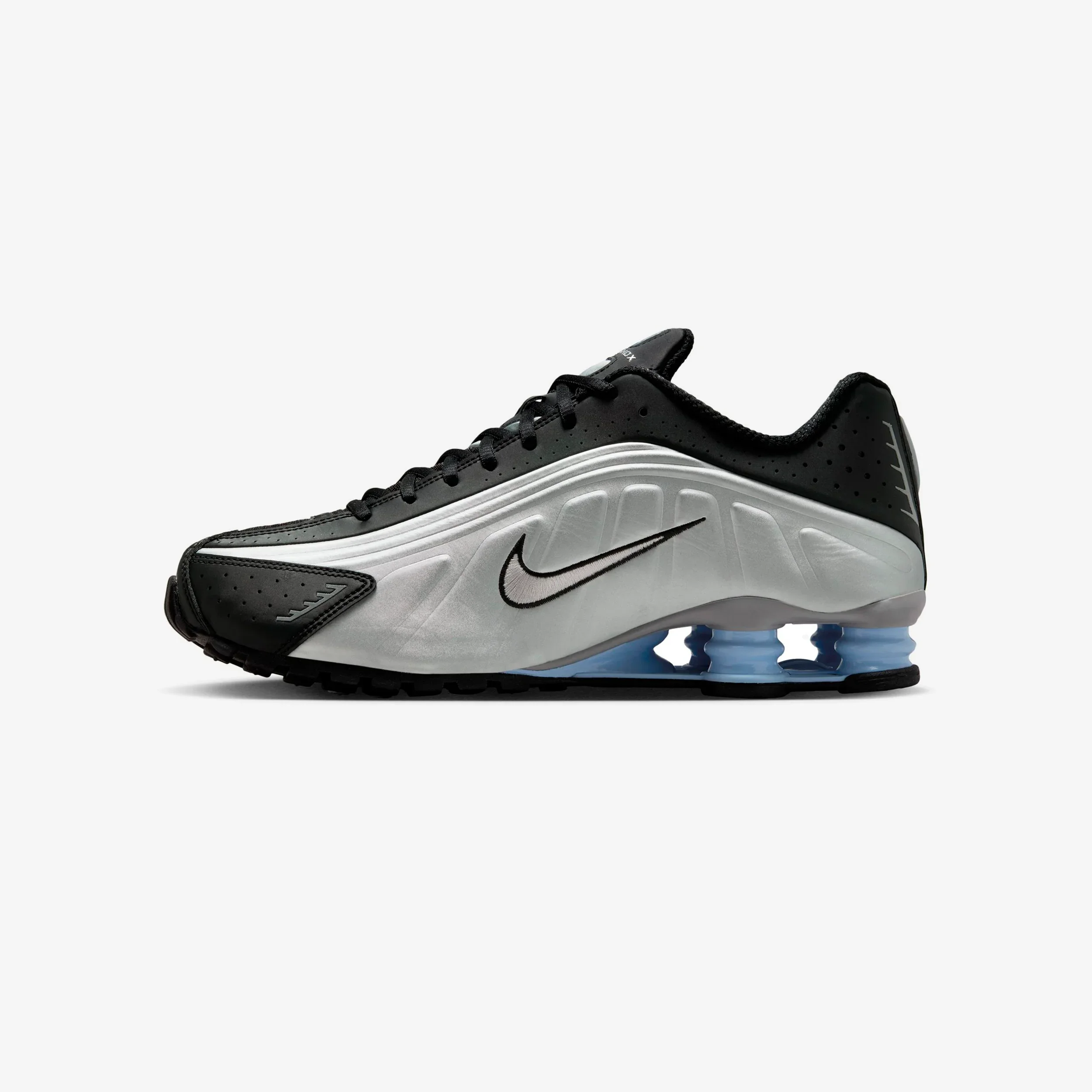 Nike Shox R4 ( SILVER-BLACK-PSYCHIC BLUE-BLACK)
