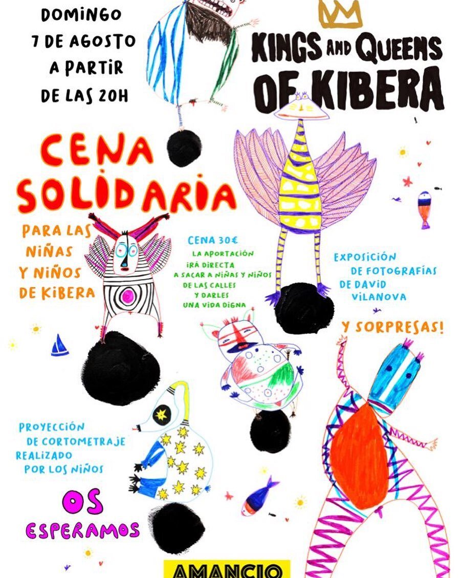 Este domingo en Formentera todos con l@s Queens &amp; Kings of Kibera!!!