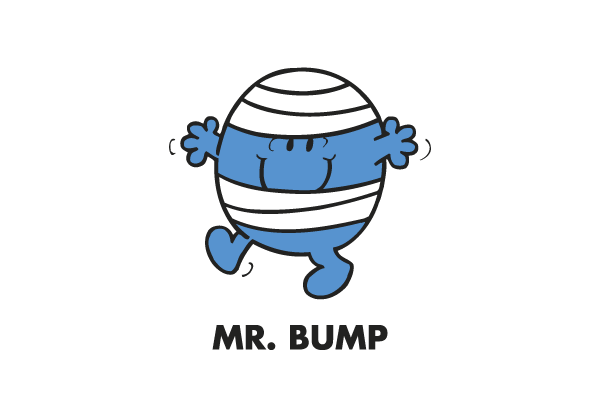 Mr. Bump cartoon licensing for advertising