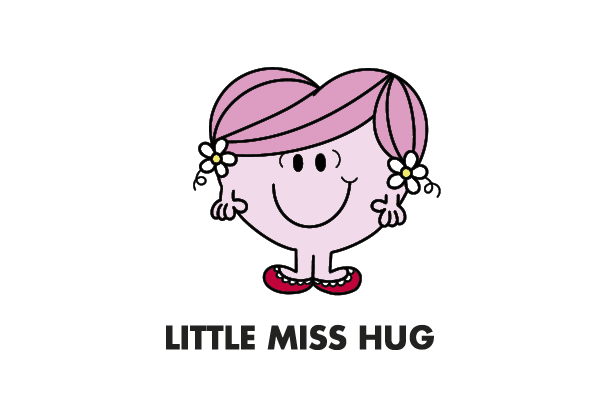 Little Miss Hug cartoon licensing for advertising