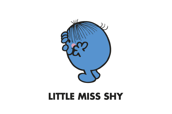 Little Miss Shy cartoon licensing for advertising