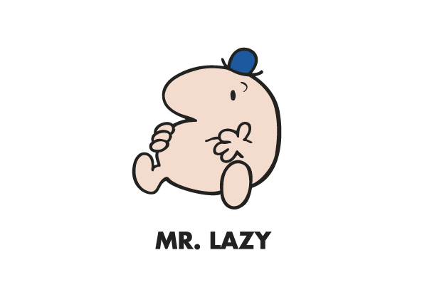Mr. Lazy cartoon licensing for advertising