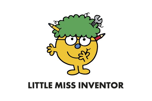 Little Miss Inventor cartoon licensing for advertising