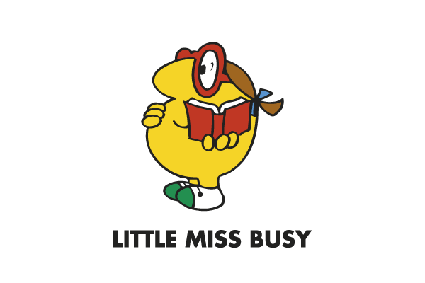 Little Miss Busy cartoon licensing for advertising